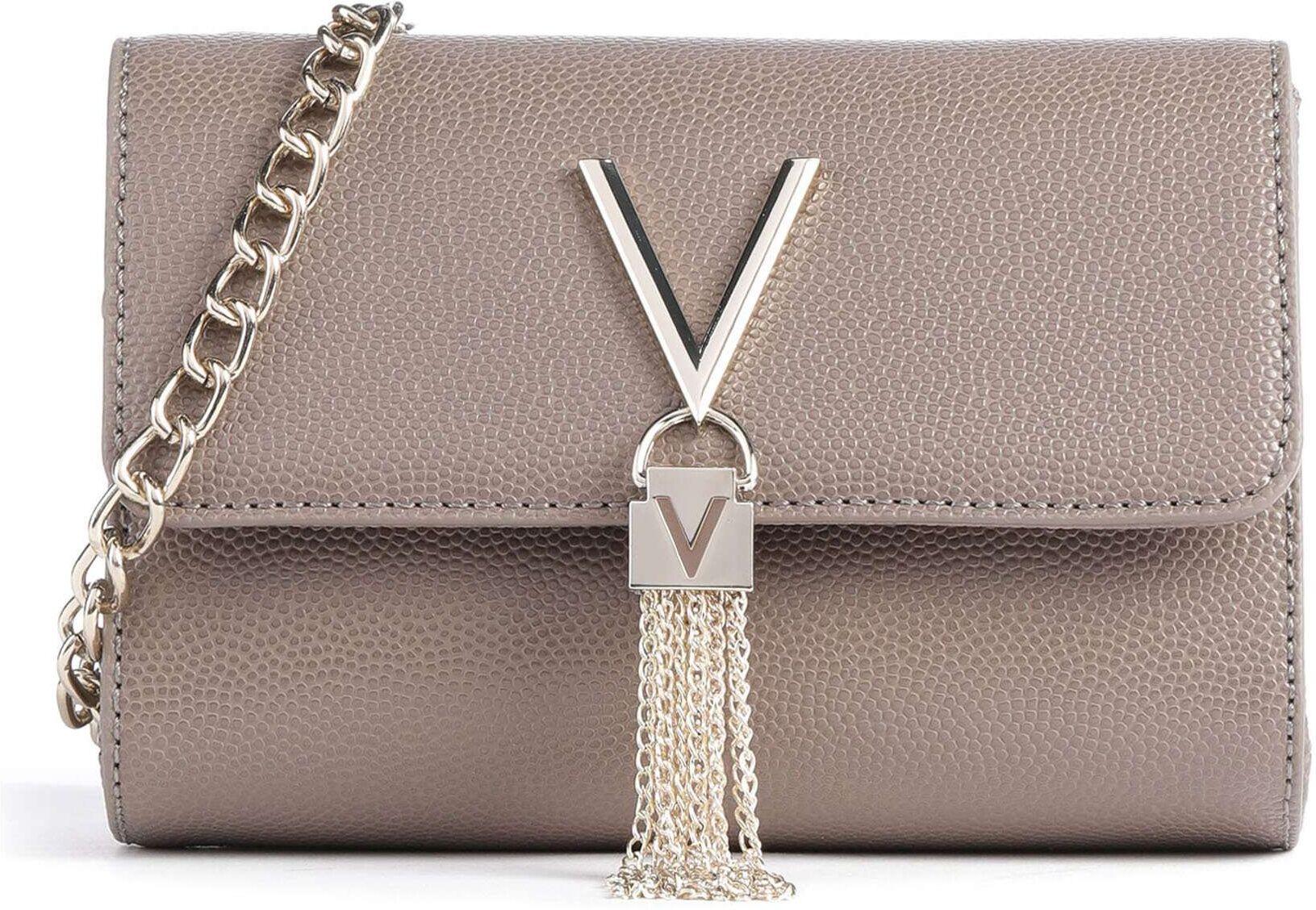 Valentino Bags Divina Umhängetasche aus Leder, braun