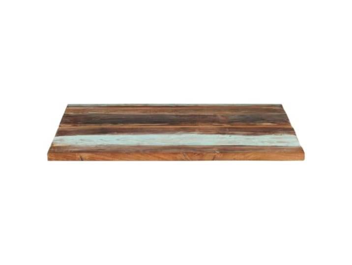 KLGBNCVE Tischplatte Quadratisch 80x80 cm Altholz Massiv Recyceltes Tropenholz, Mango Teak Mischung, Für Couchtisch Bartisch, Einzigartige Maserung