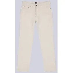 ENGBERS GERMANY Herren 5 Pocket Hose aus italienischem Garn Weiß regular uni - 58