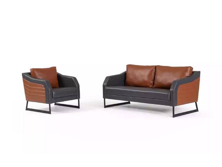 JVmoebel Sessel Moderner Designer-Sessel aus hochwertigem Stoff in Grau (Sessel), Made in Europa
