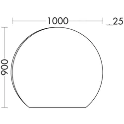 Burgbad Leuchtspiegel Uomo Preisgruppe 3 900x1000x25 Uomo Preisgruppe 3, SILE100PN719 SILE100PN719