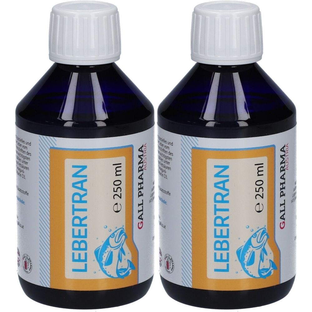 Lebertran x2 2x250 ml Lösung