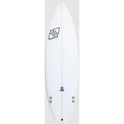 TwinsBros Mad Donky FCS2 Surfboard white Gr. 5'10
