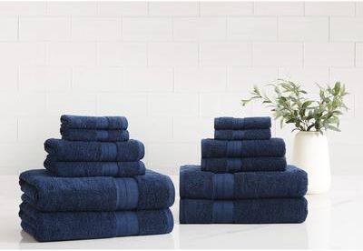 London Fog Signature Solid 12 Piece Towel Set