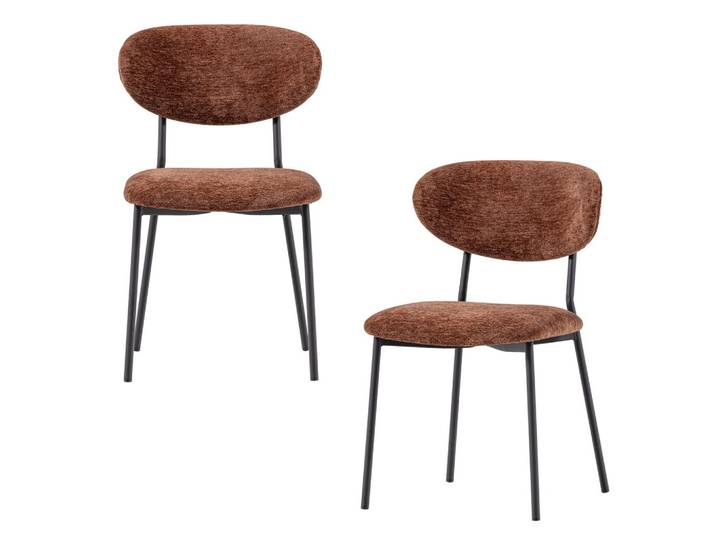 Stuhl-Set Kjeld 2er-Set Braun