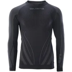 Iguana, Herren, Funktionsshirt, Gambit Top Thermoaktives Sweatshirt (S), Schwarz