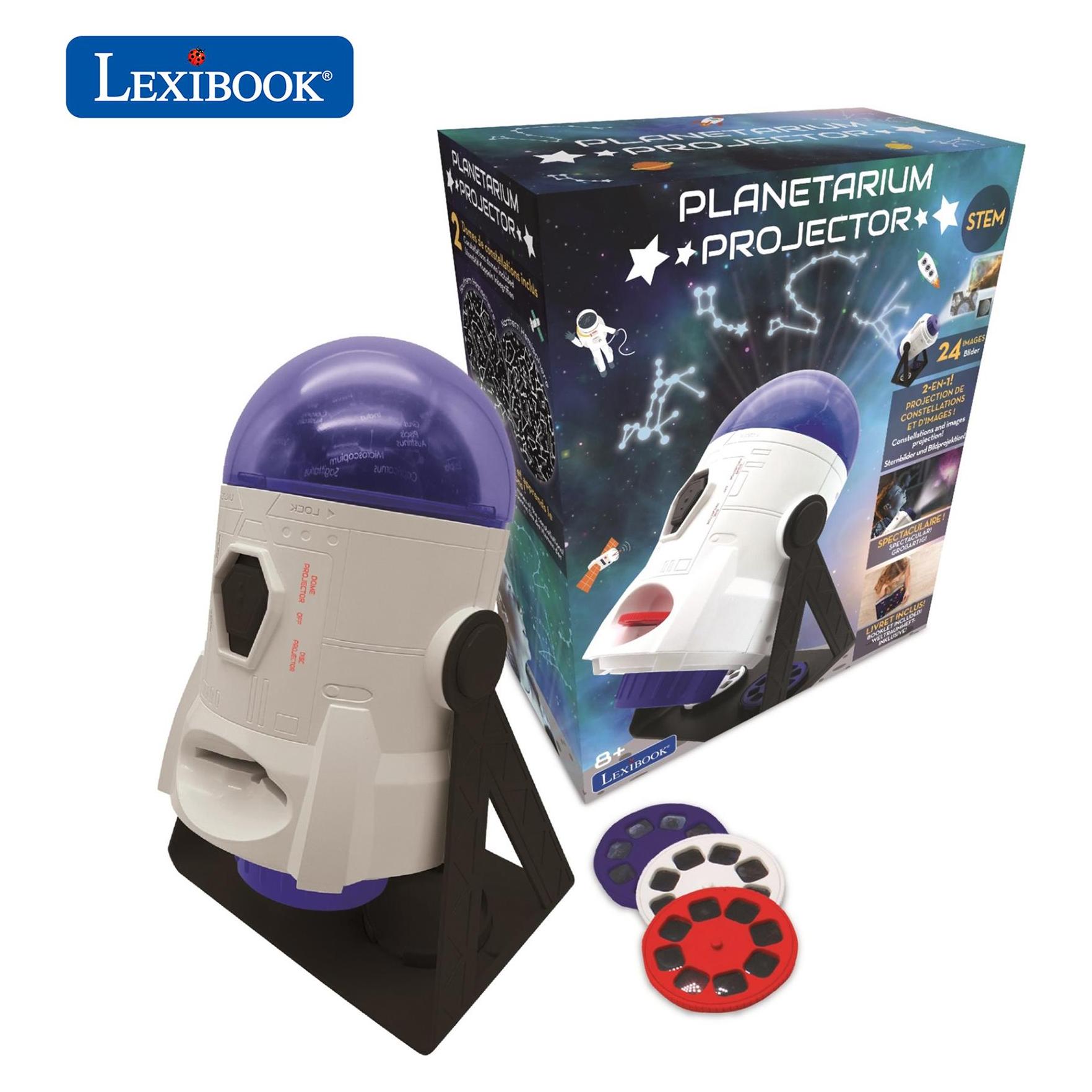 Lexibook Planetarium 2-in-1 Projektor (Deutsch, Englisch, 8 Jahre) (NLJ180)