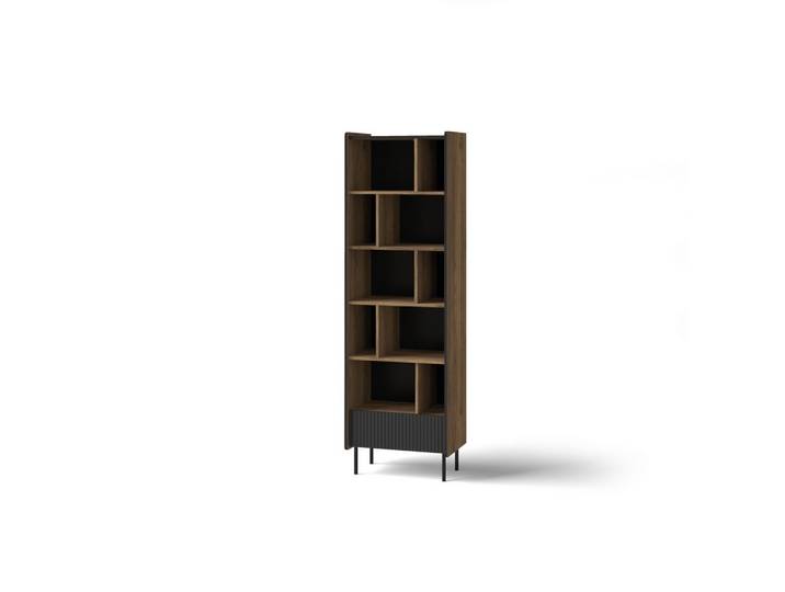 BÜCHERREGAL KREON 59/190,7/40 cm Wohnzimmerregal Hochschrank Regal Braun
