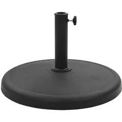 Helloshop26 - Runder Sonnenschirmständer Polyresin 19 kg schwarz
