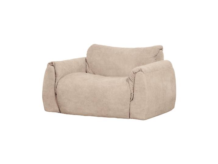 Causeuse Chenille Tissée Sable Baggy