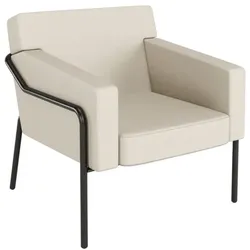 meet Sessel »meet - Medso L« Modell T Kunstleder beige, 40.6 cm