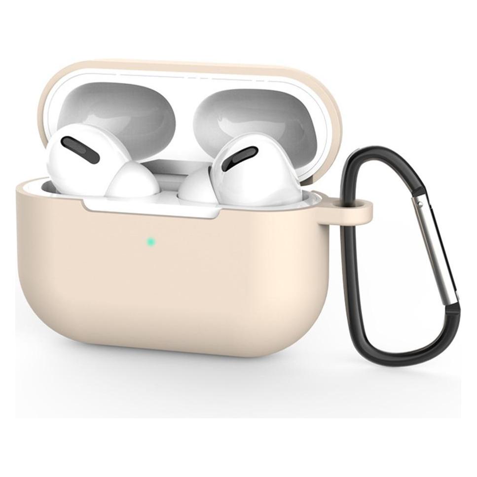 Techsuit - Silicone Case - for AirPods Pro 3, Smooth Ultrathin Material - Cream (Kopfhörer Hülle) (61322965)
