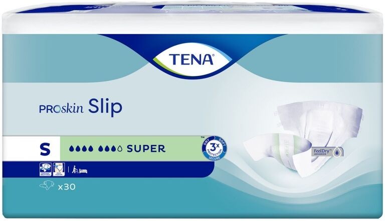 Tena Proskin Slip Super Small - 6 paquets de 30 protections