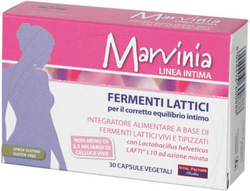 Vital factors Italia Srl Marvinia Fermenti Lattici Equilibrio Flora Intestinale 30 Capsule Vegetali