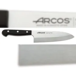 Arcos Serie Universal - Messer Deba Asiatisches Messer - Klinge Nitrum Edelstahl 170 mm - HandGriff Polyoxymethylen (POM) Farbe Schwarz