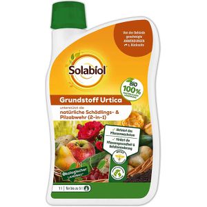 Solabiol Grundstoff Urtica, Konzentrat, für Pflanzengesundheit und Schädlingsabwehr, bis 100 m², 1 L