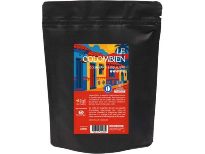 Pfaff - Café En Grain 250g Le Colombien - Intensité 3
