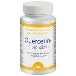 Dr. Jacob's Quercetin-Phospholipid mit Papain+Bromelain+Zink 60 St