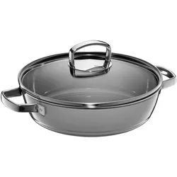 WMF Fusiontec Mineral Schmorpfanne mit, Pfanne + Kochtopf, Rot