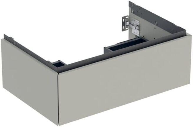 Geberit Meuble sous lavabo One 74x50,4x47 cm, greige/laqué, 1 tiroir (505072007)