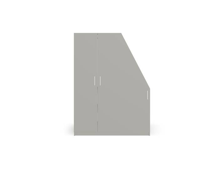 Dachschrägenschrank tief Premium Dekore Grau