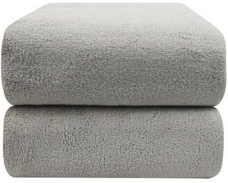 Farberware FBT-001-MC-2 Micro Chip Coral Fleece-Bath Towel - 2PC