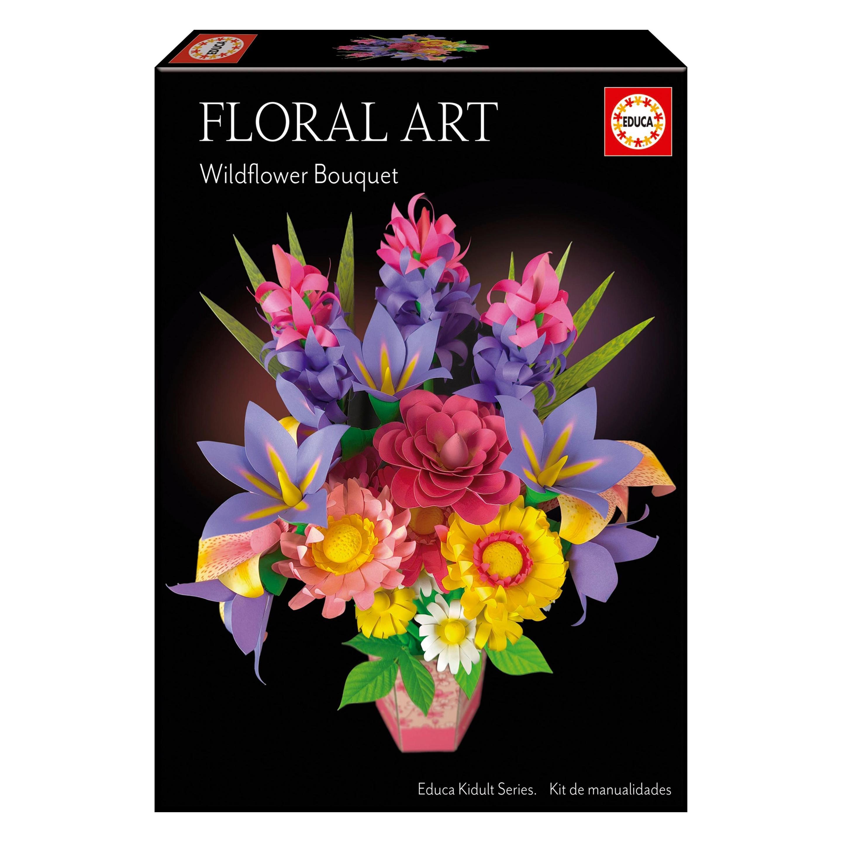 Educa Floral Art Bouquet Of Wild Flowers (80-20141)