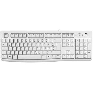 Logitech Tastatur Keyboard K120, 920-003626, Standard, USB, weiß