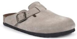 Women's White Mountain Bari Mules by White Mountain in Taupe Suede (Size 9 M)