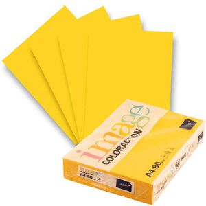 Antalis Kopierpapier Image Coloraction Hawaii, A4, 80g/qm, intensivgelb, 500 Blatt