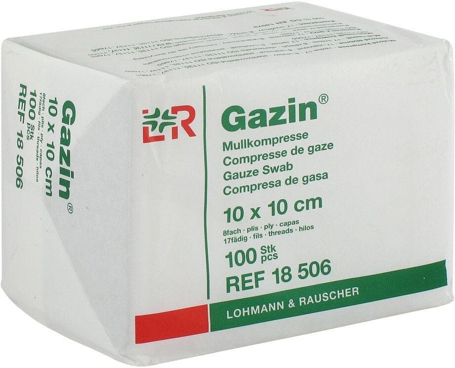Gazin Op Kompressen 10x10cm 8fach