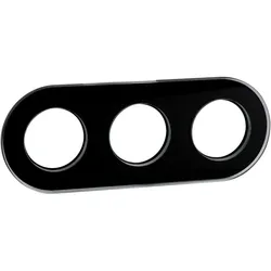 Elso WDE011428 Glasrahmen 3-fach schwarz RENOVA