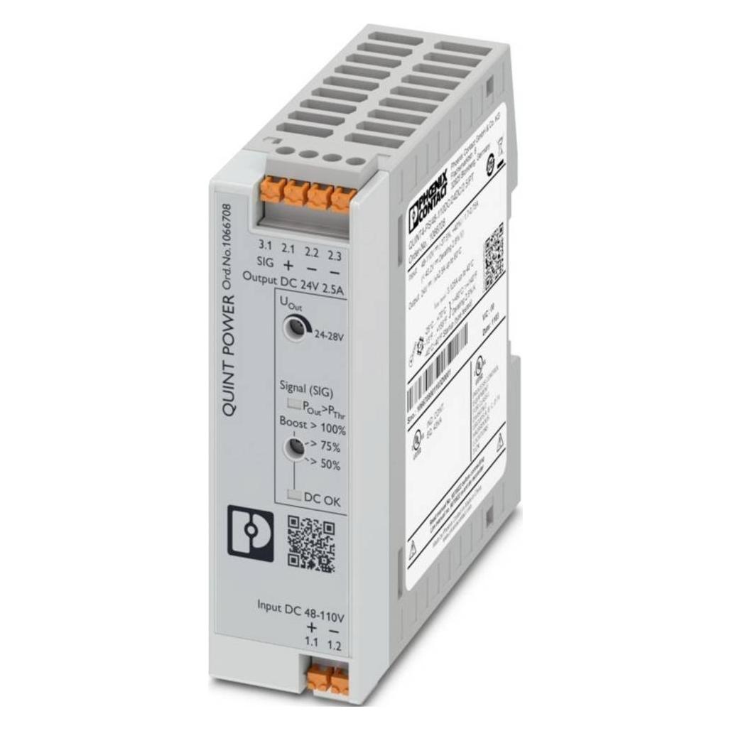 Phoenix Contact Phoenix QUINT4-PS/48-110DC/24DC/2.5/PT1066708 Stromversorgung (1066708)