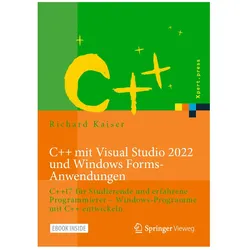 C++ mit Visual Studio 2022 und Windows Forms-Anwendungen, Fachbücher von Richard Kaiser