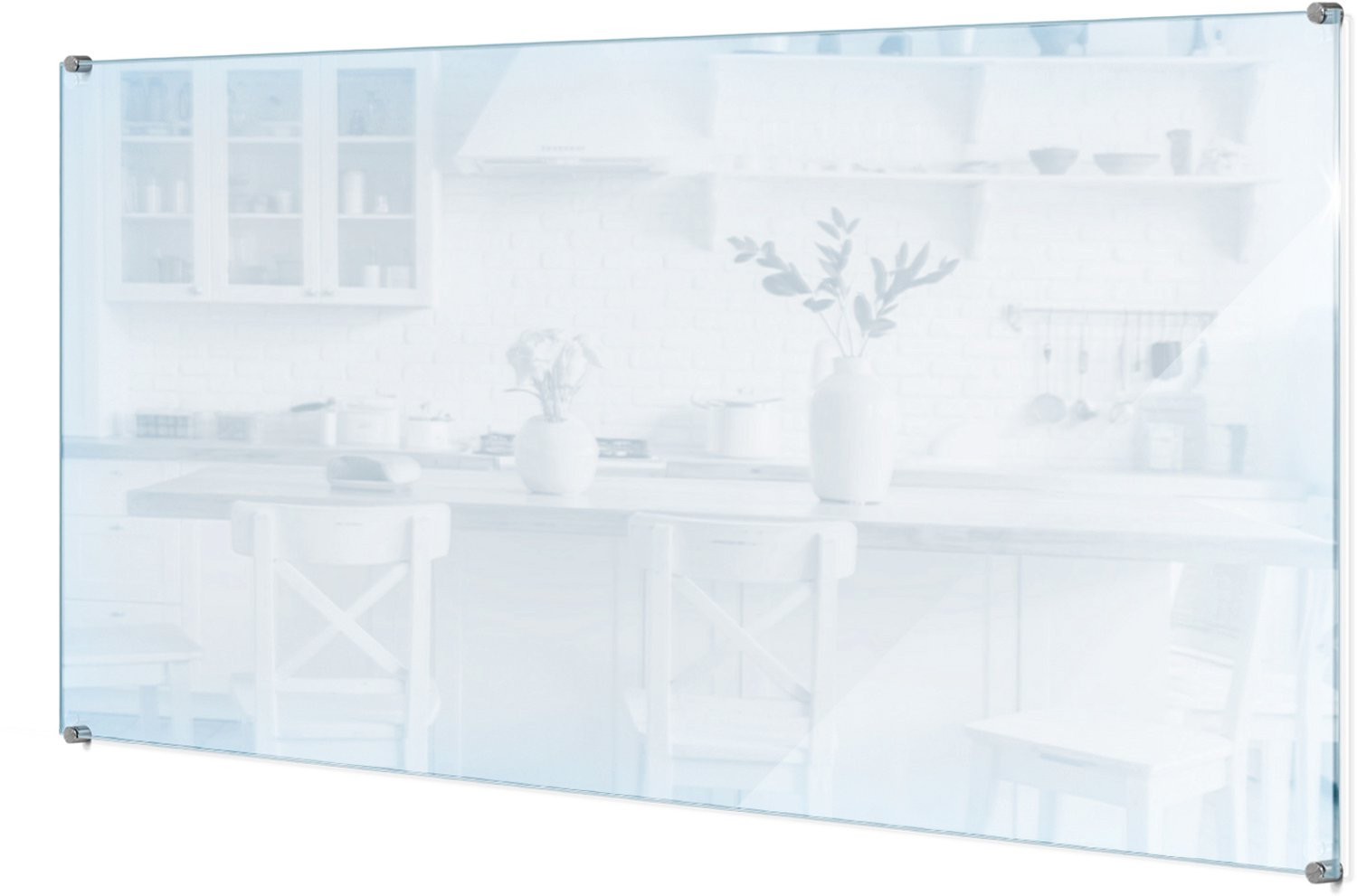 Wallmuralia Transparante Glazen Keuken Achterwand Spatscherm - B: 120 cm, H: 60 cm