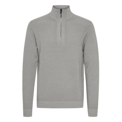 Troyer SOLID "Troyer SDValencia", Herren, Gr. XXL, grau (light grau melange), Obermaterial: 100% Baumwolle CO., Pullover Troyer