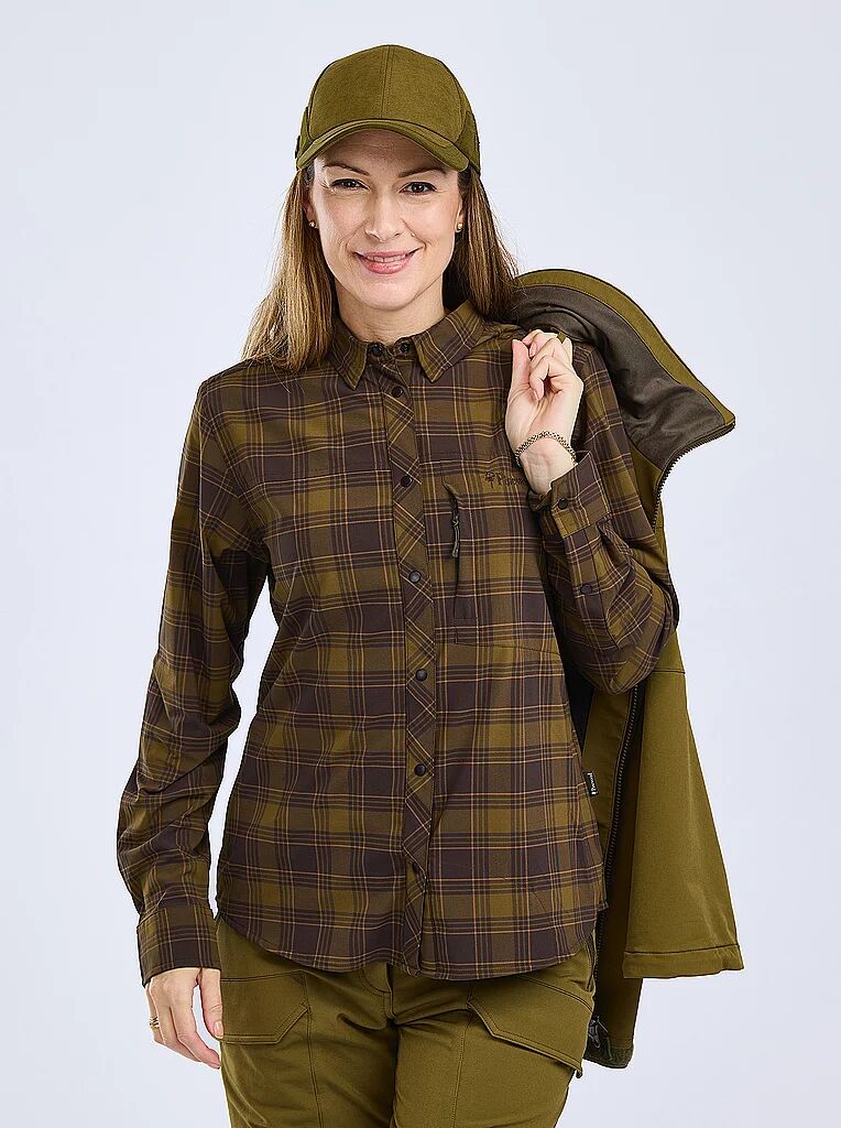 Pinewood Damen Bluse Abisko Trekking InsectSafe olive   S W
