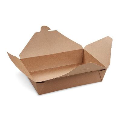 SWS 200 Braune Faltboxen Asiaboxen 195x138x48 mm 1400ml Foodboxen Pommesboxen