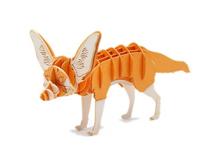 Fridolin 3D-papiermodel woestijnvos