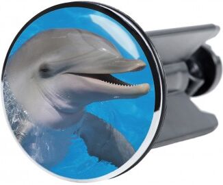 WCShop24 Waschbeckenstöpsel Delphin
