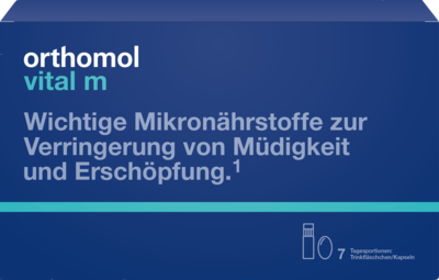 Orthomol pharmazeutische ORTHOMOL Vital M Trinkfläschchen/Kaps.Kombipack. 17,2 g 01319844