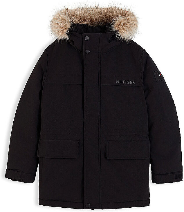 Tommy Hilfiger Jungen Parka  schwarz   164 164