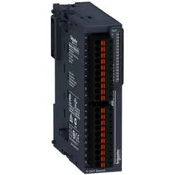Schneider Electric TM3DQ16TG Digitales Ausgangsmodul, Modicon TM3, 16 Ausgänge, 24 VDC, Source Transistor, Federzugklemmen