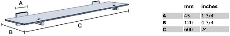Smedbo House Ablage 60 cm