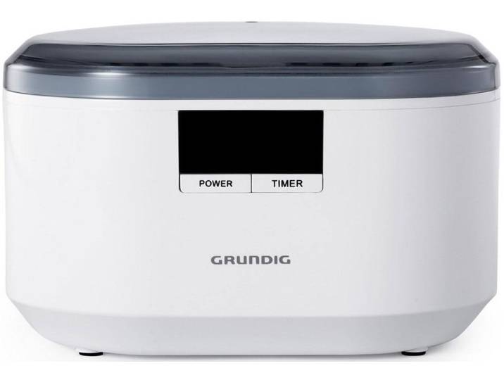 Ultraschallreiniger GRUNDIG UC 6620 , weiss (weiß), UltraschallbäderB:20cm H:13cm T:12,6cm, Kunststoff, Ultraschallreiniger, Ultraschallreiniger 500 ml mit Dual Wave & Timerfunktion, B:20cm H:13cm T:12,6cm