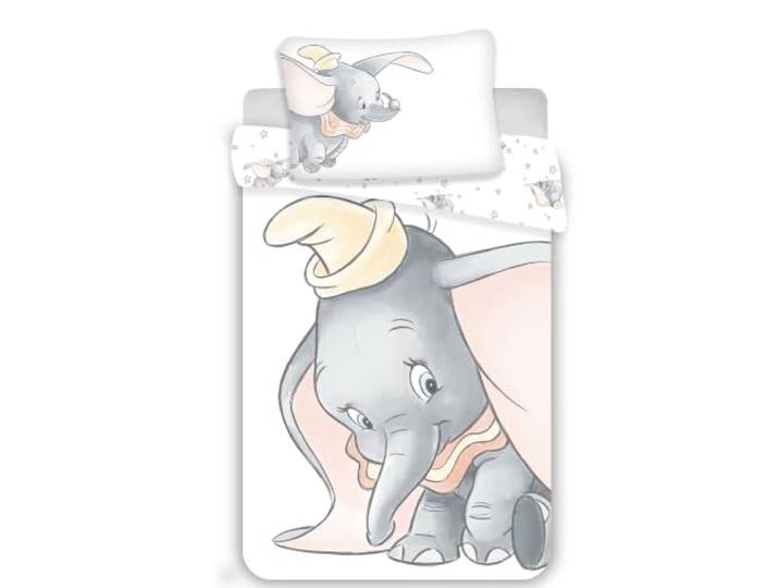 Jerry Fabrics Disney Pościel dziecięca Disney Dumbo 100 x 135 cm 100% bawełna