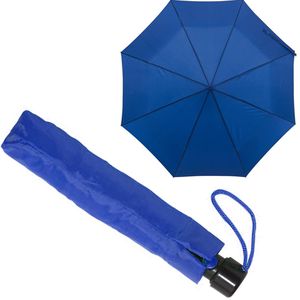 Böttcher-AG Regenschirm Prima, blau, Auf-Automatik, Ø 96 cm, 28 cm, Taschenschirm