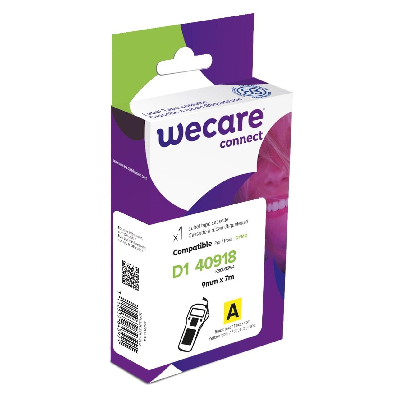 Armor OWA K80036W4 label-making tape Black on yellow (0.90 cm, Schwarz, Gelb) (K80036W4)