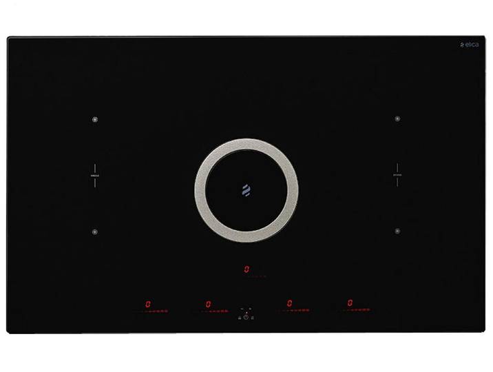 Elica Kochfeld mit Dunstabzug PRF0146212A, Timer, TouchControl-Bedienung