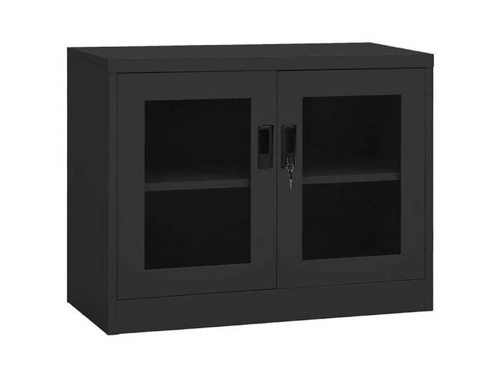 Armoire de bureau Anthracite 90x40x70 cm Acier - Cadre durable - design élégant(12500)
